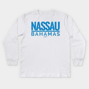 Nassau, Bahamas Kids Long Sleeve T-Shirt